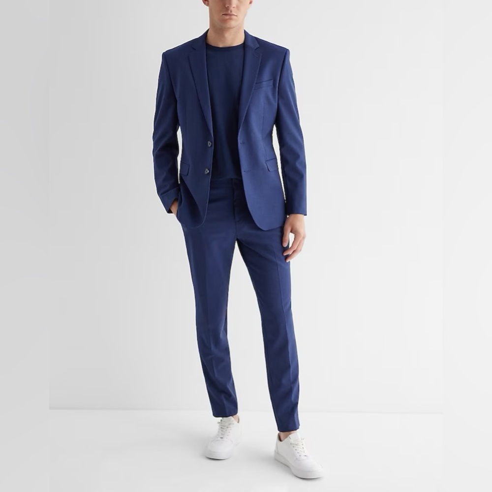 EXPRESS - Slim Fit Photographer 3pc Suit (Vest included) Sz 36 LIMITED SALE 🔥